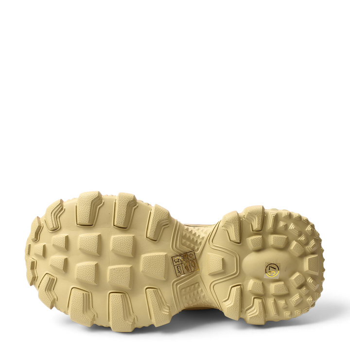 ada-shoes.ro Franco Gerardo brown suede sneakers showing the thick, lugged rubber sole for traction and stability.
