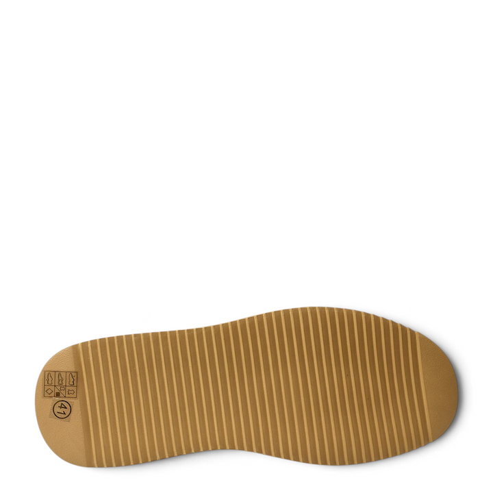 ada-shoes.ro Franco Gerardo 5967-N black leather sneaker showing the flexible tan ridged rubber outsole