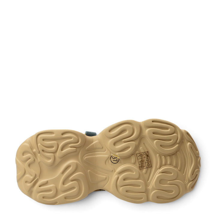 ada-shoes.ro Franco gerardo sneakers 2586-V showing the beige flexible textured rubber sole from a bottom view