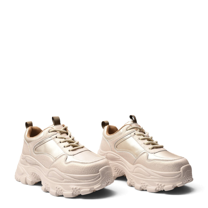 ada-shoes.ro grey leather sneakers with chunky platform soles and lace-up closure for a modern casual look