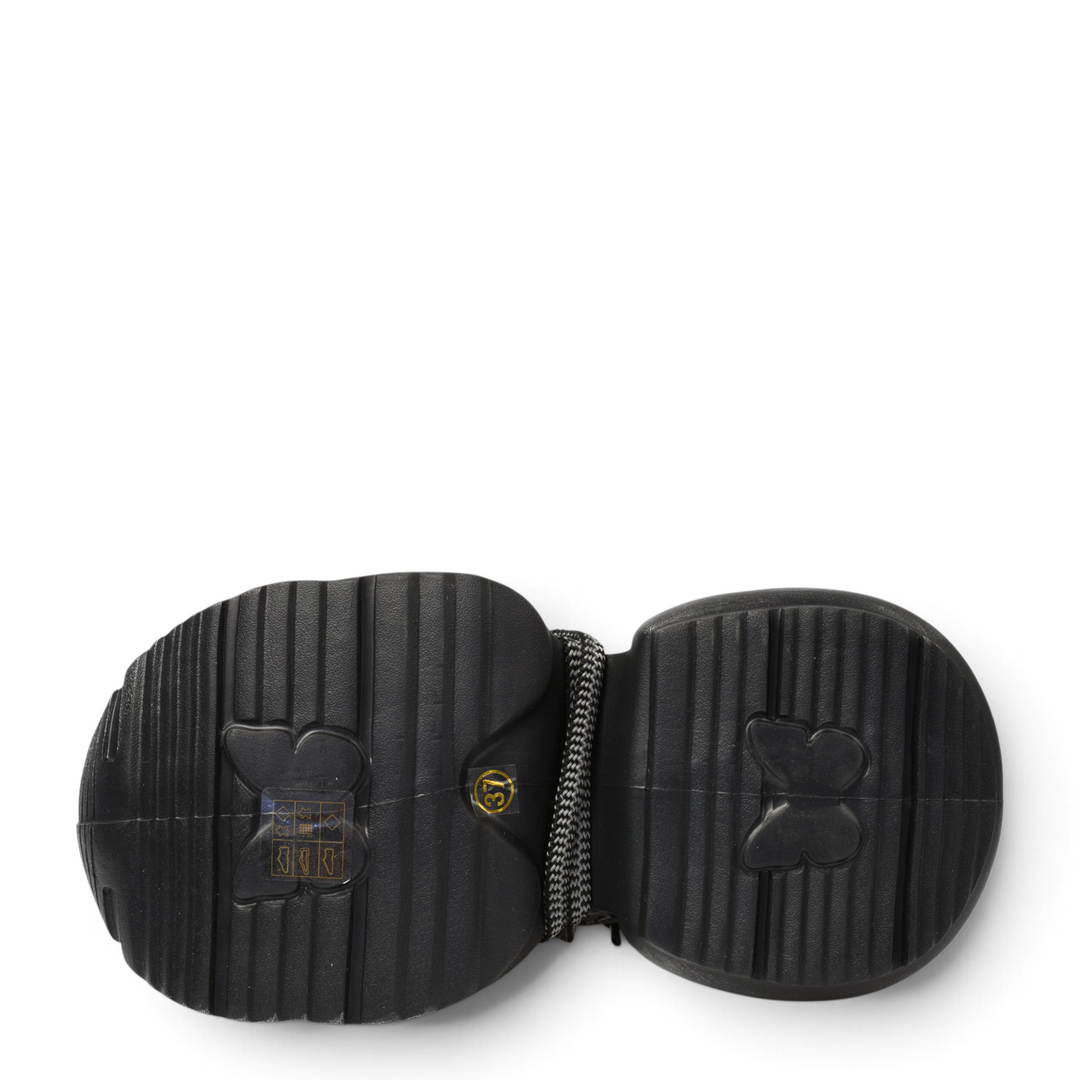 ada-shoes.ro Gryxx sneakers featuring a black textured rubber sole with butterfly detail and a 6cm platform height