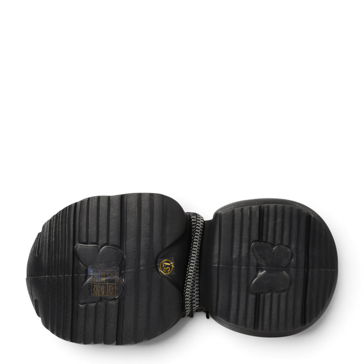 ada-shoes.ro Gryxx sneakers featuring a black textured rubber sole with butterfly detail and a 6cm platform height