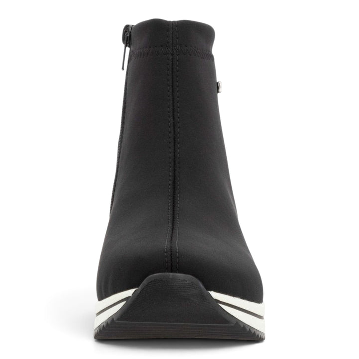 ada-shoes.ro Remonte TEX black casual ankle boots with water-resistant fabric and comfortable orthopaedic sole