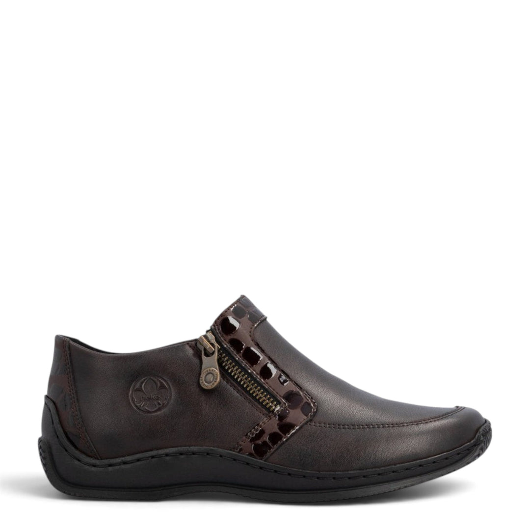 ada-shoes.ro Rieker dark brown casual women&