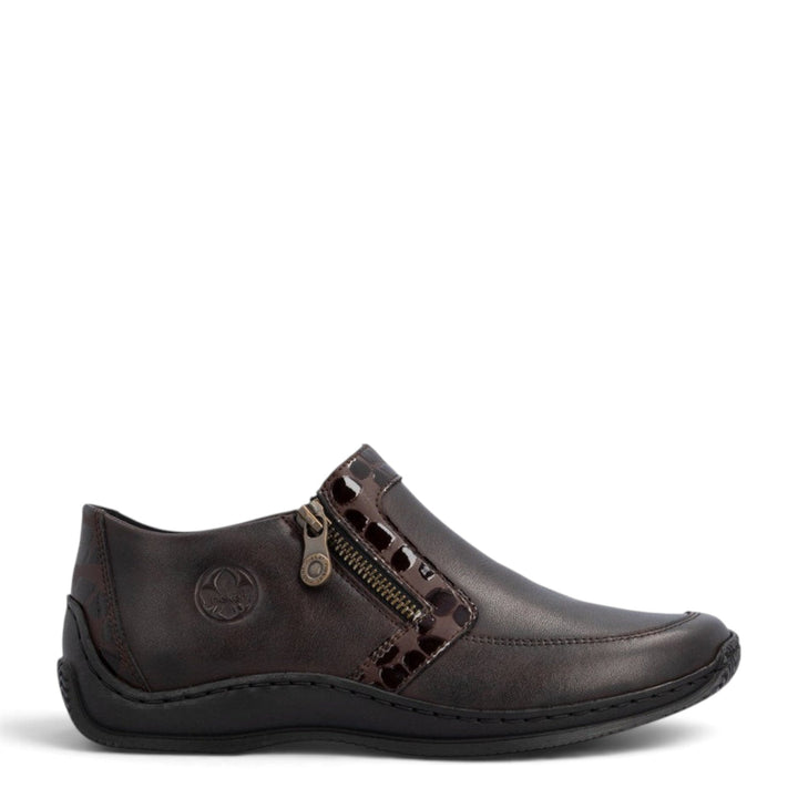 ada-shoes.ro Rieker dark brown casual women&