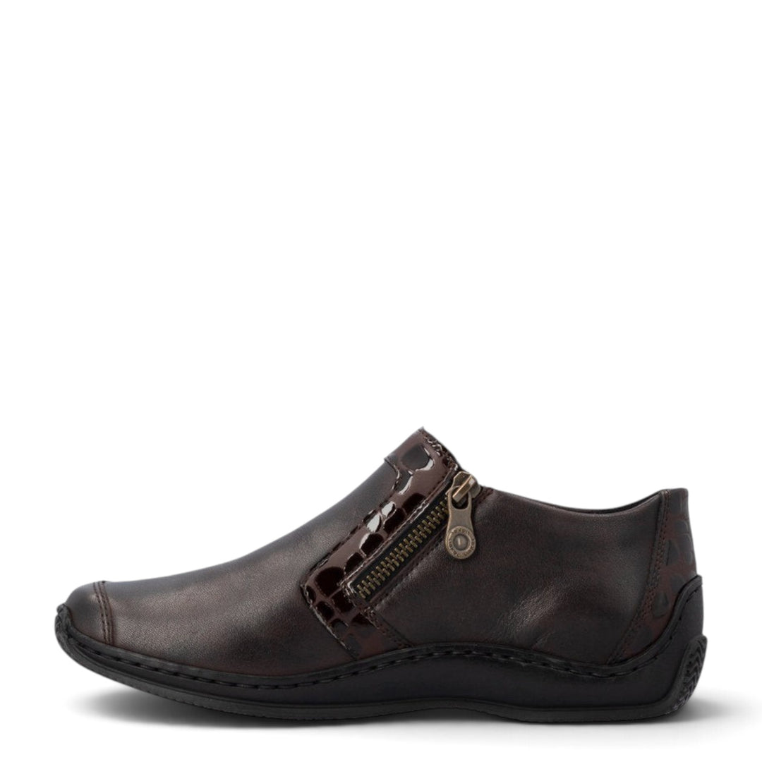 ada-shoes.ro Rieker dark brown casual women&