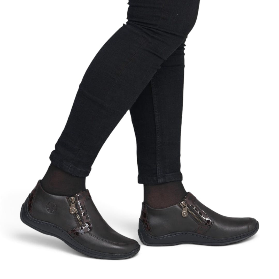 ada-shoes.ro Rieker dark brown casual women&