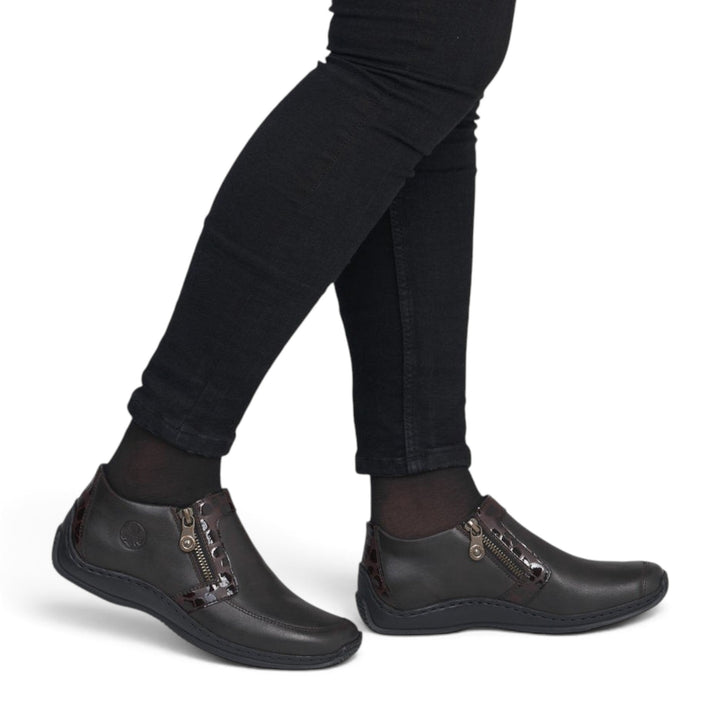 ada-shoes.ro Rieker dark brown casual women&