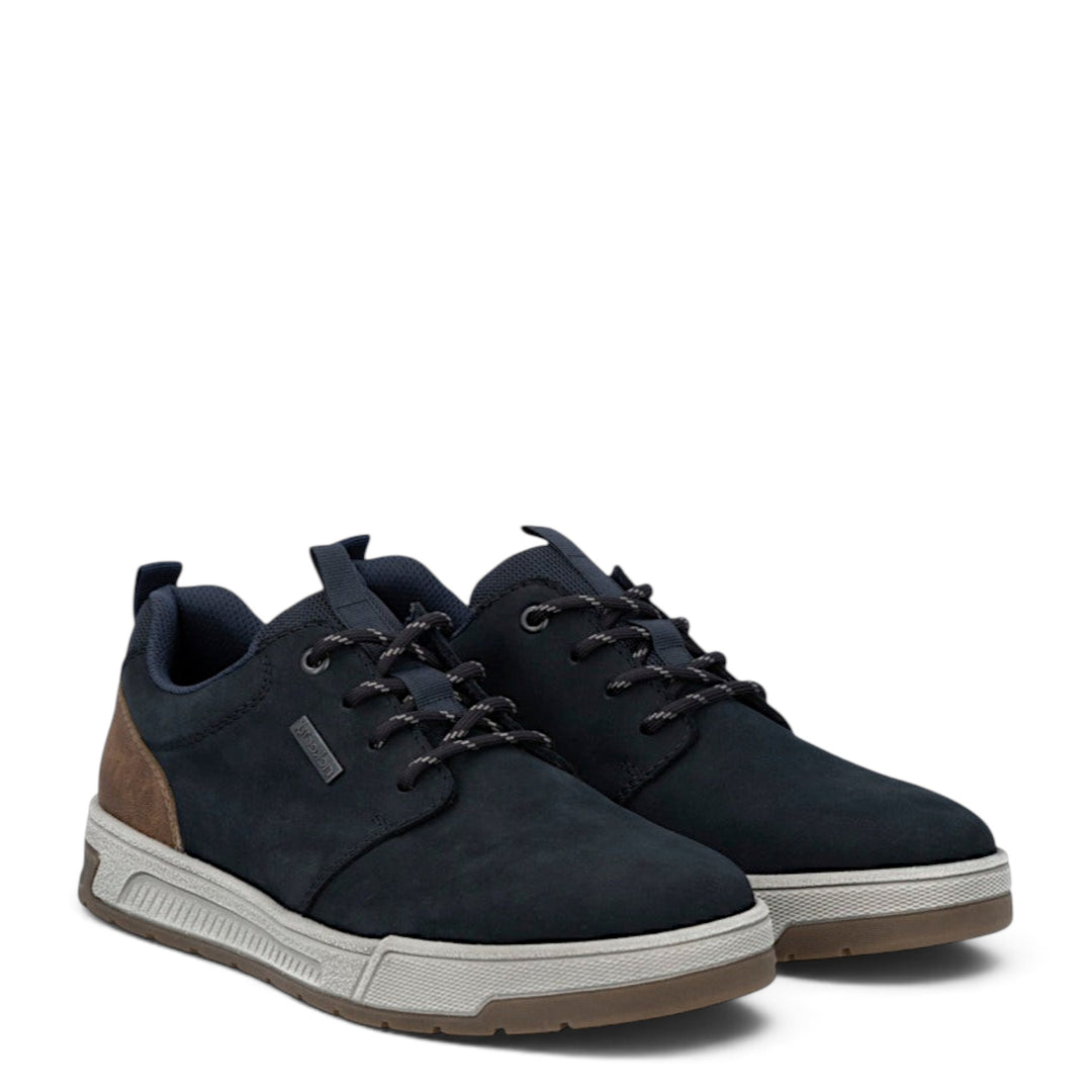 ada-shoes.ro Rieker navy blue nubuck leather casual men&