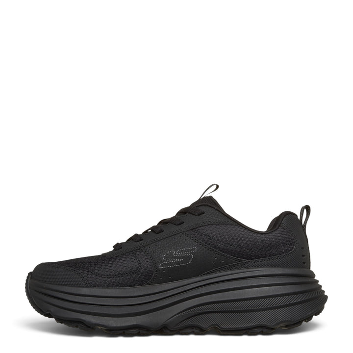 ada-shoes.ro SKECHERS Relaxed Fit Max Cushioning Zirrus black mesh sneakers with thick cushioned sole