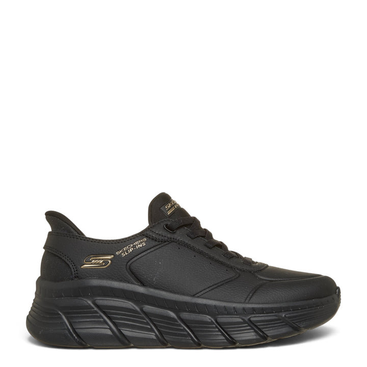 ada-shoes.ro SKECHERS Bobs B Flex Hi black slip-in sneakers with memory foam and thick cushioned sole