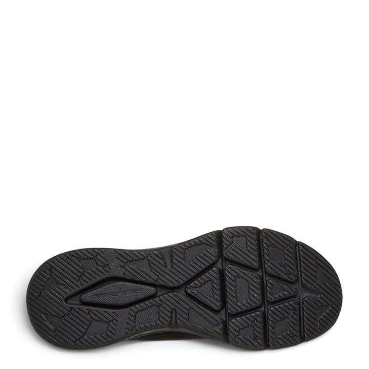 Black rubber outsole of Skechers Bobs Arch Fit Elev8 sneakers from ada-shoes.ro featuring a textured grip pattern