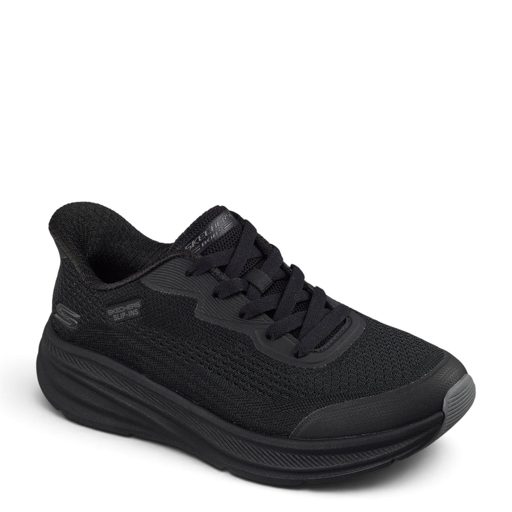ada-shoes.ro Skechers Bobs Skillz Airy Str all black slip-in sneakers with memory foam and cushioned sole
