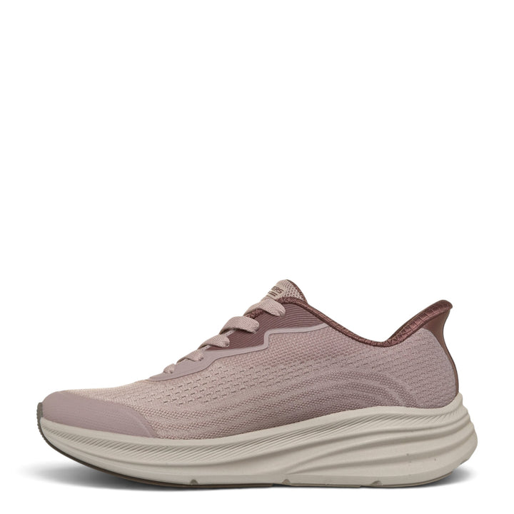ada-shoes.ro Skechers Bobs Skillz Airy Stride mauve mesh sneakers with slip-in design and cushioned memory foam sole