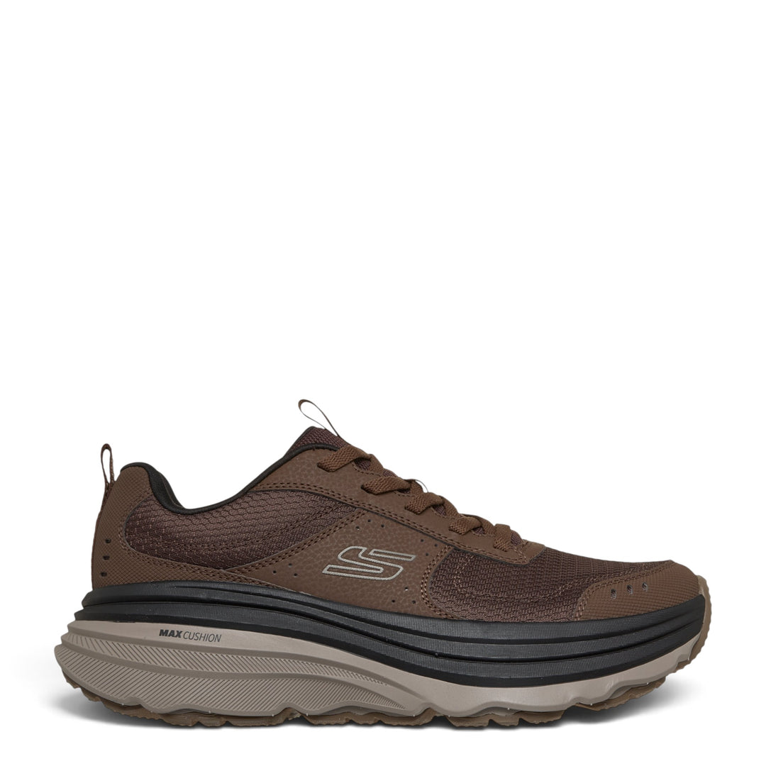 ada-shoes.ro SKECHERS Relaxed Fit Max Cushioning Zirrus brown mesh walking shoes with thick cushioned sole