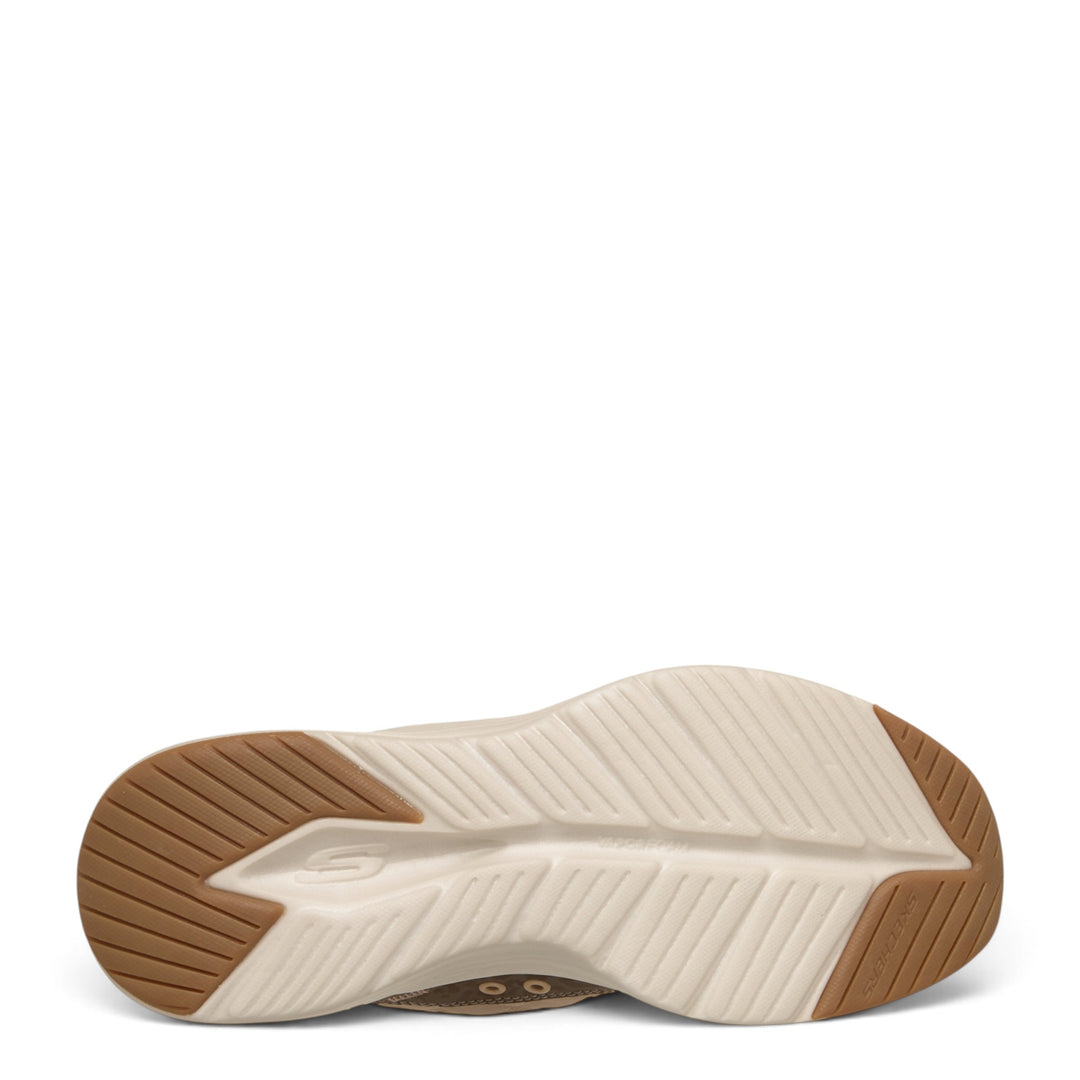 ada-shoes.ro Skechers Contour Foam sneaker outsole showing beige and brown rubber tread pattern