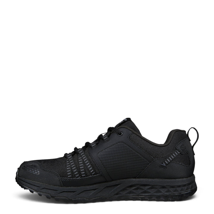 ada-shoes.ro SKECHERS Escape Plan black all-terrain sneakers with memory foam and water-repellent textile upper