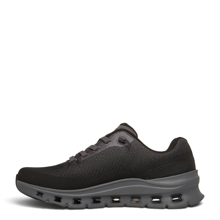 ada-shoes.ro Skechers Glide-Step Pro Waver black sneakers with jacquard mesh upper and cushioned geometric sole
