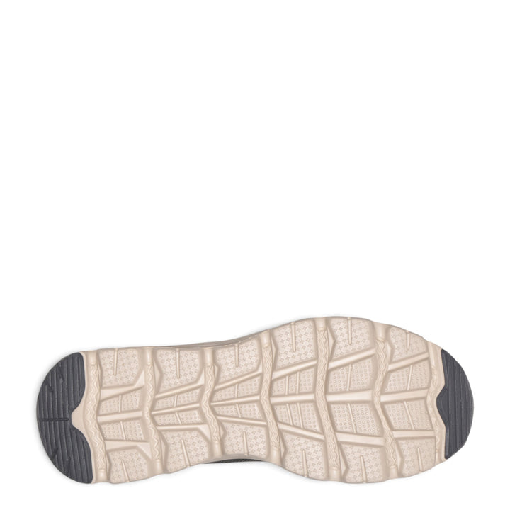 ada-shoes.ro Skechers Glide-Step shoe outsole in beige with a textured grip pattern and dark grey heel section