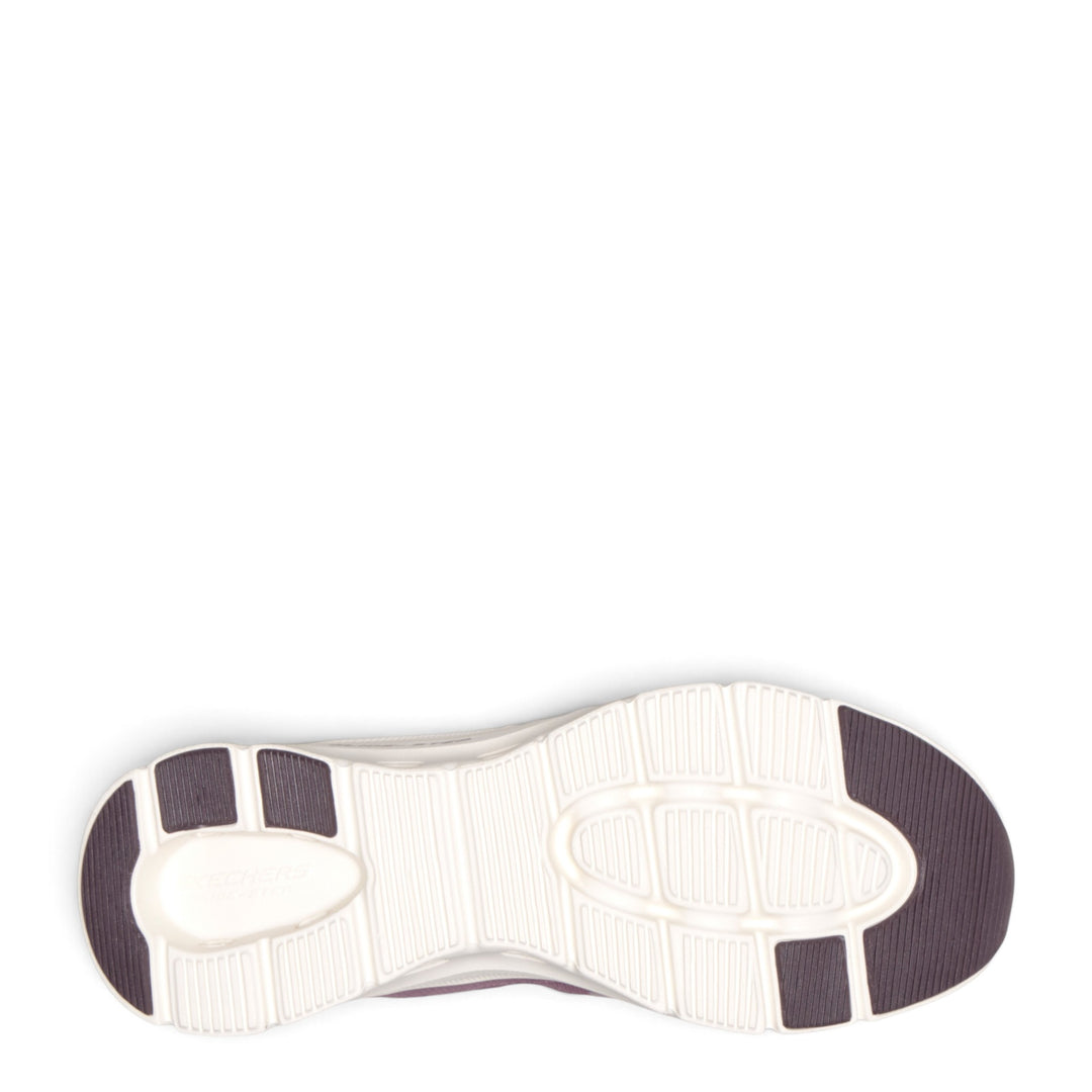 ada-shoes.ro Skechers Glide-Step Pro purple sneaker outsole with white cushioned tread and grip zones