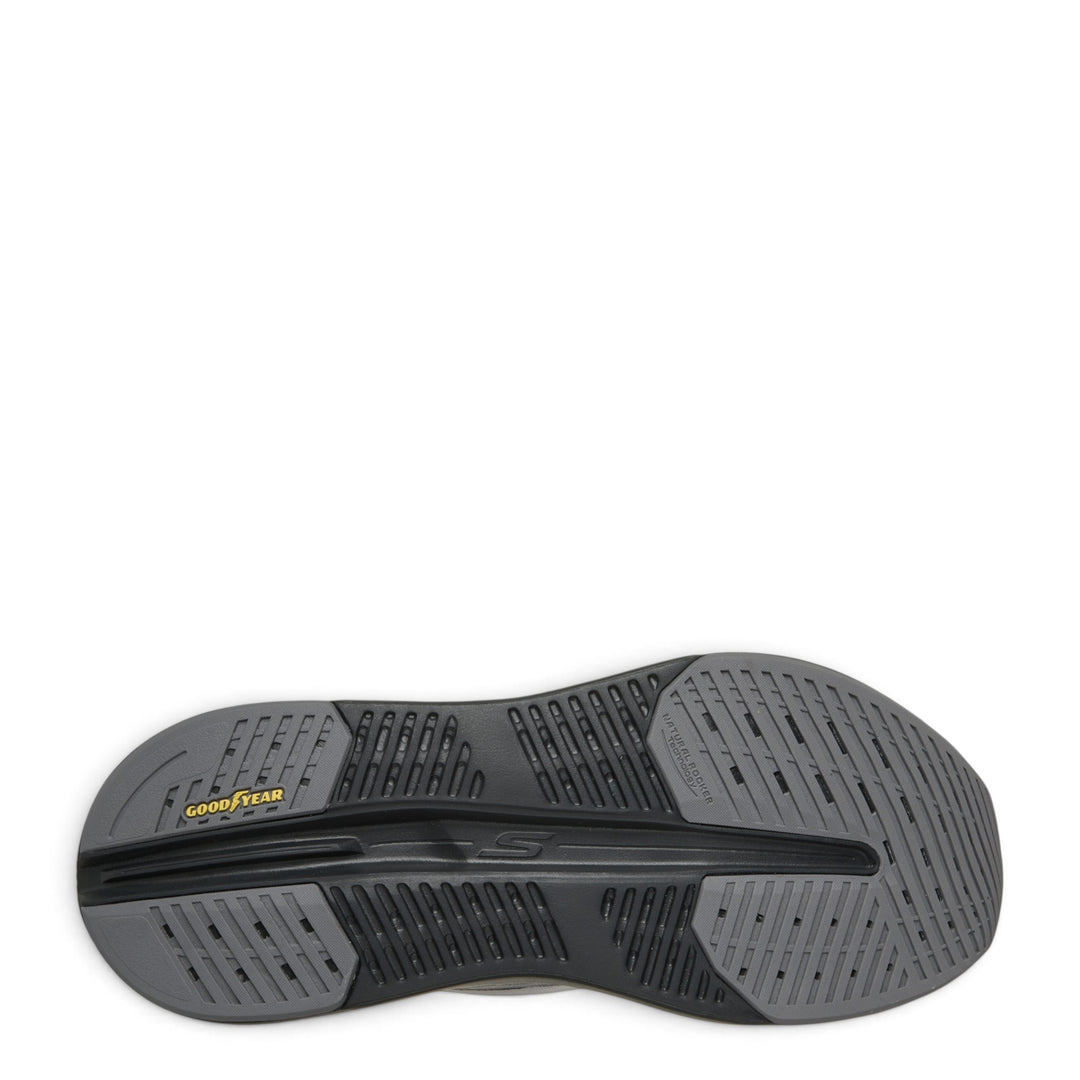 ada-shoes.ro Skechers Max Cushioning Glide-Step grey and black sneaker outsole with Goodyear rubber traction