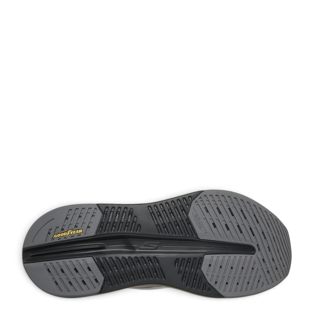 ada-shoes.ro Skechers Max Cushioning Glide-Step grey and black sneaker outsole with Goodyear rubber traction