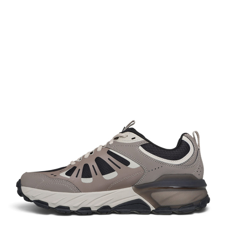 ada-shoes.ro SKECHERS Max Protect Sherwood Ridge grey and black water-repellent sneakers with Goodyear rubber sole
