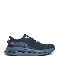 ada-shoes.ro Skechers Slip-ins Max Cushioning Glide-Step navy mesh running shoes with thick cushioned sole