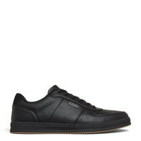 ada-shoes.ro Skechers Palmiro Monty waterproof black leather sneakers with memory foam insoles and lace-up closure