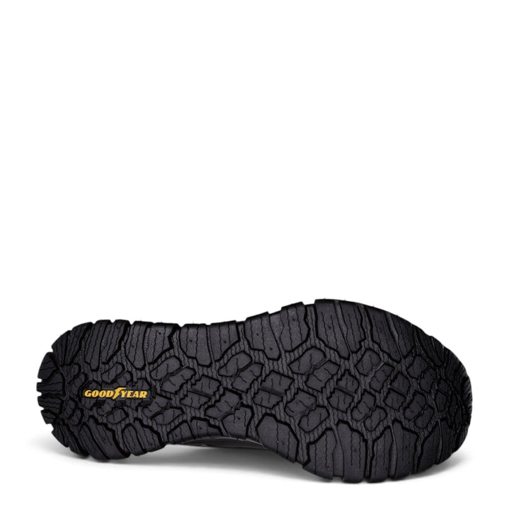 ada-shoes.ro Skechers Arch Fit Road Walker black shoe outsole with Goodyear rubber tread for traction