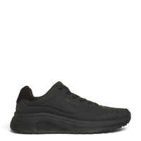 ada-shoes.ro Skechers Uno Lite all-black sneakers with Memory Foam cushioned sole and perforated front detailing