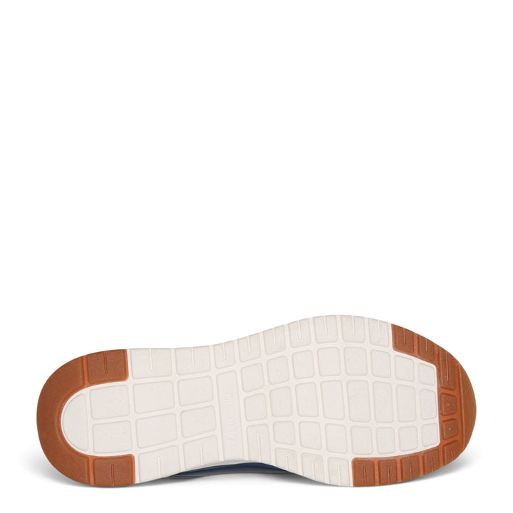 ada-shoes.ro Skechers Uno Lite navy sneaker featuring a white cushioned outsole with brown rubber traction pads