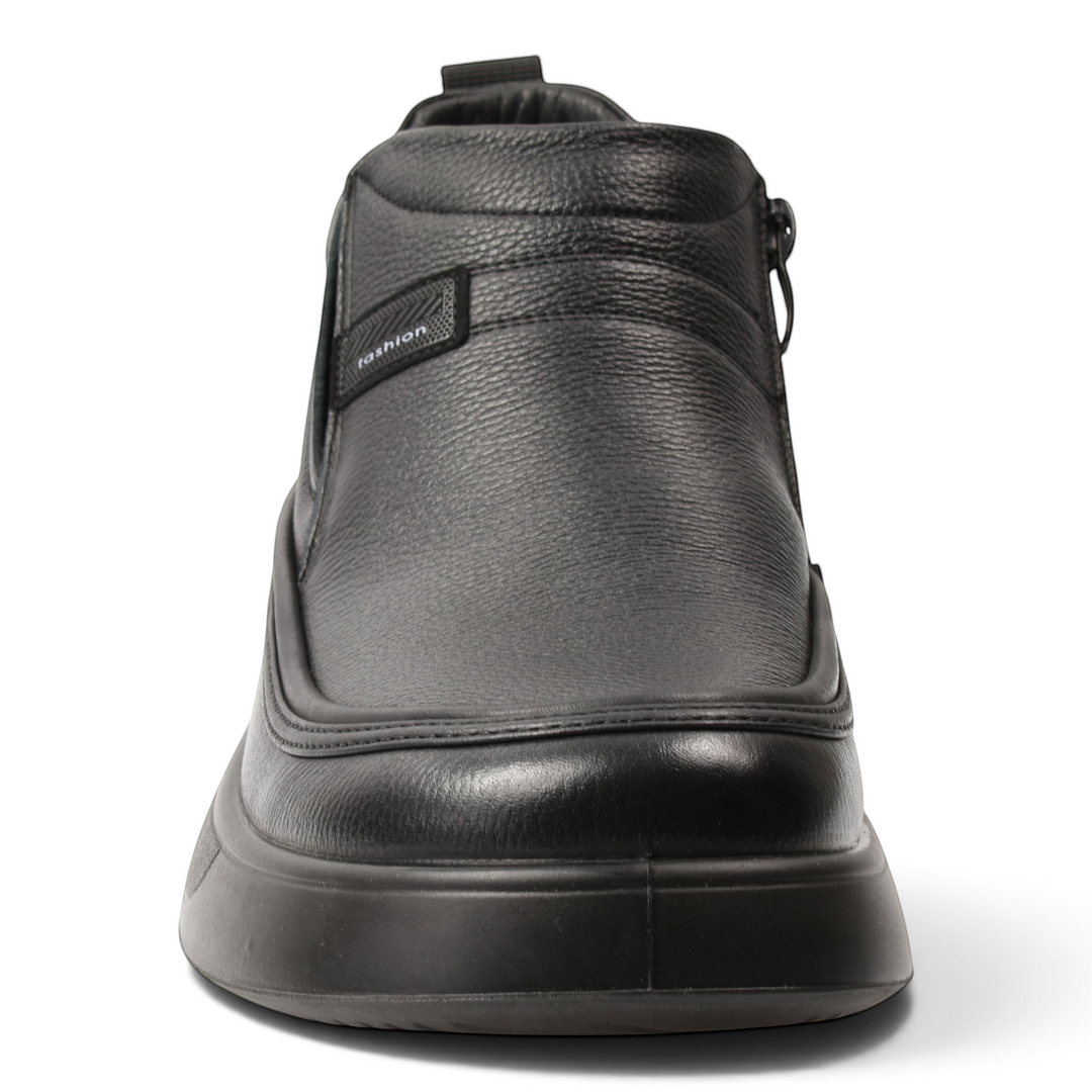 ada-shoes.ro Feeling black leather men&