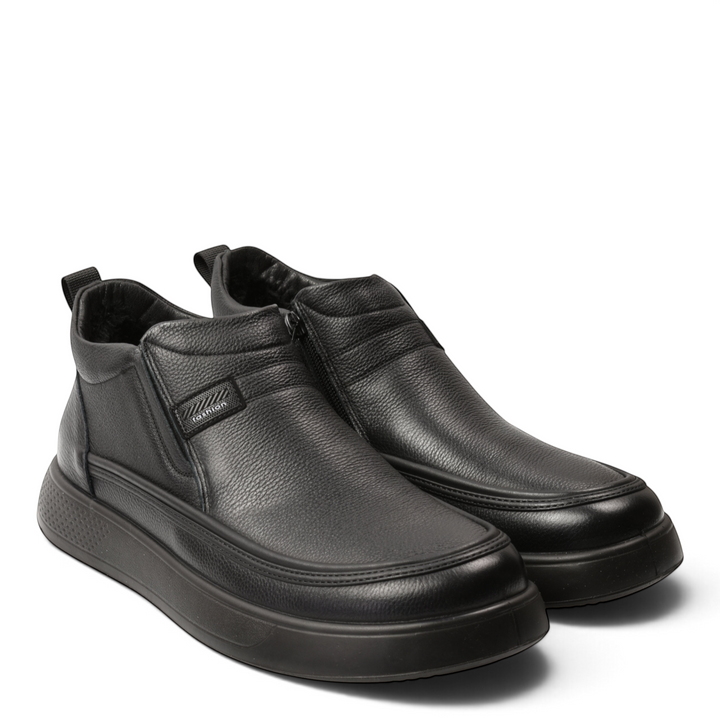 ada-shoes.ro Feeling black leather men&