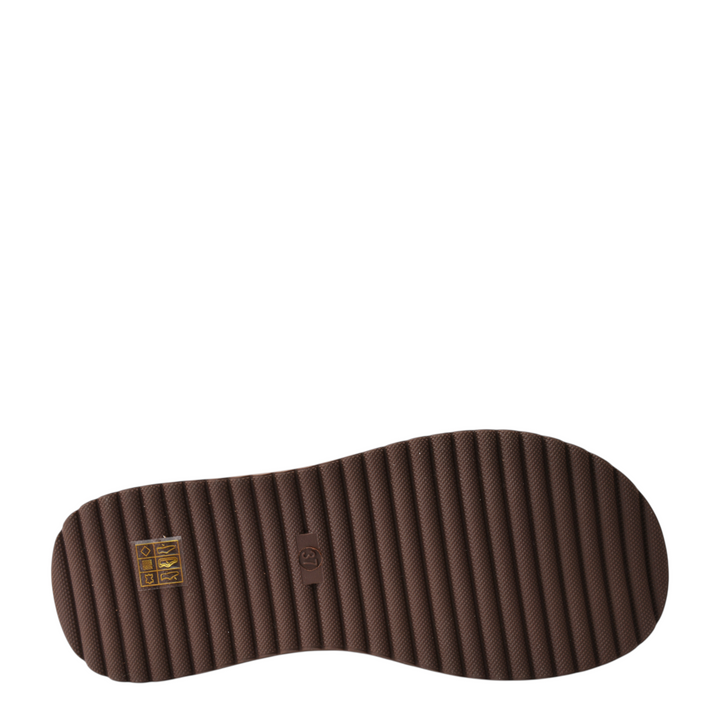 ada-shoes.ro brown rubber sole of Feeling 15208-M boots with a thick, ribbed, non-slip tread pattern