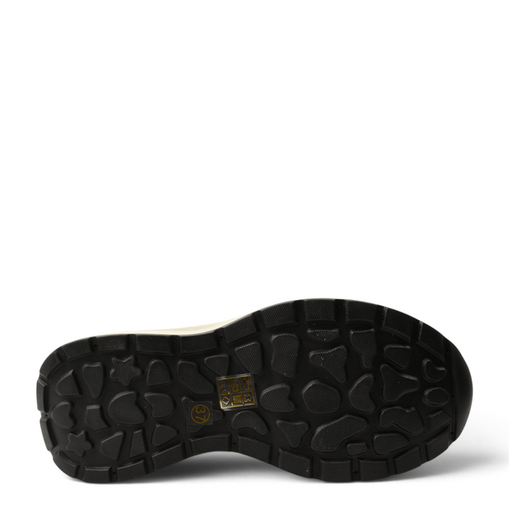 ada-shoes.ro Feeling 8758-N black sneaker boot showing the textured, lugged rubber outsole for traction