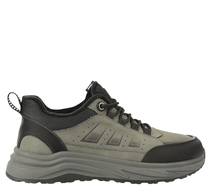 Ghete sport, barbati, GALLOP, E90002, gri, piele naturala