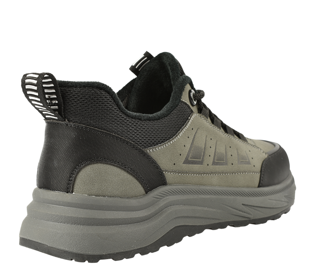 Ghete sport, barbati, GALLOP, E90002, gri, piele naturala
