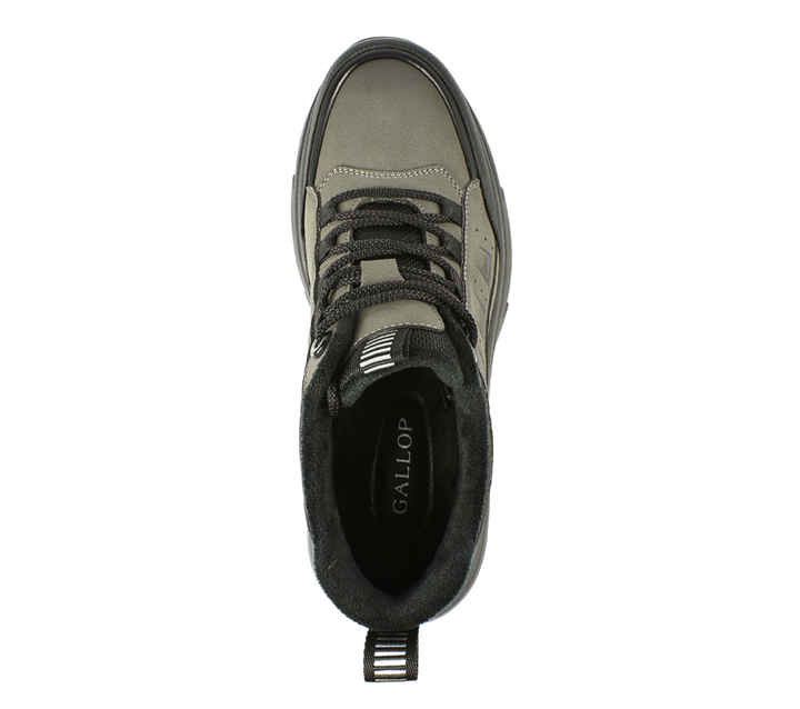 Ghete sport, barbati, GALLOP, E90002, gri, piele naturala