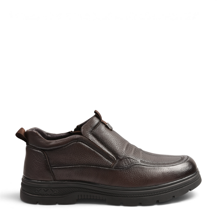 ada-shoes.ro Otter D6102-M brown textured leather casual men&