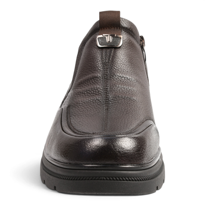 ada-shoes.ro brown textured leather men&