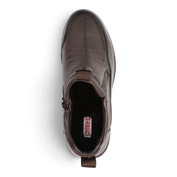 ada-shoes.ro Otter D6102-M brown textured leather men&