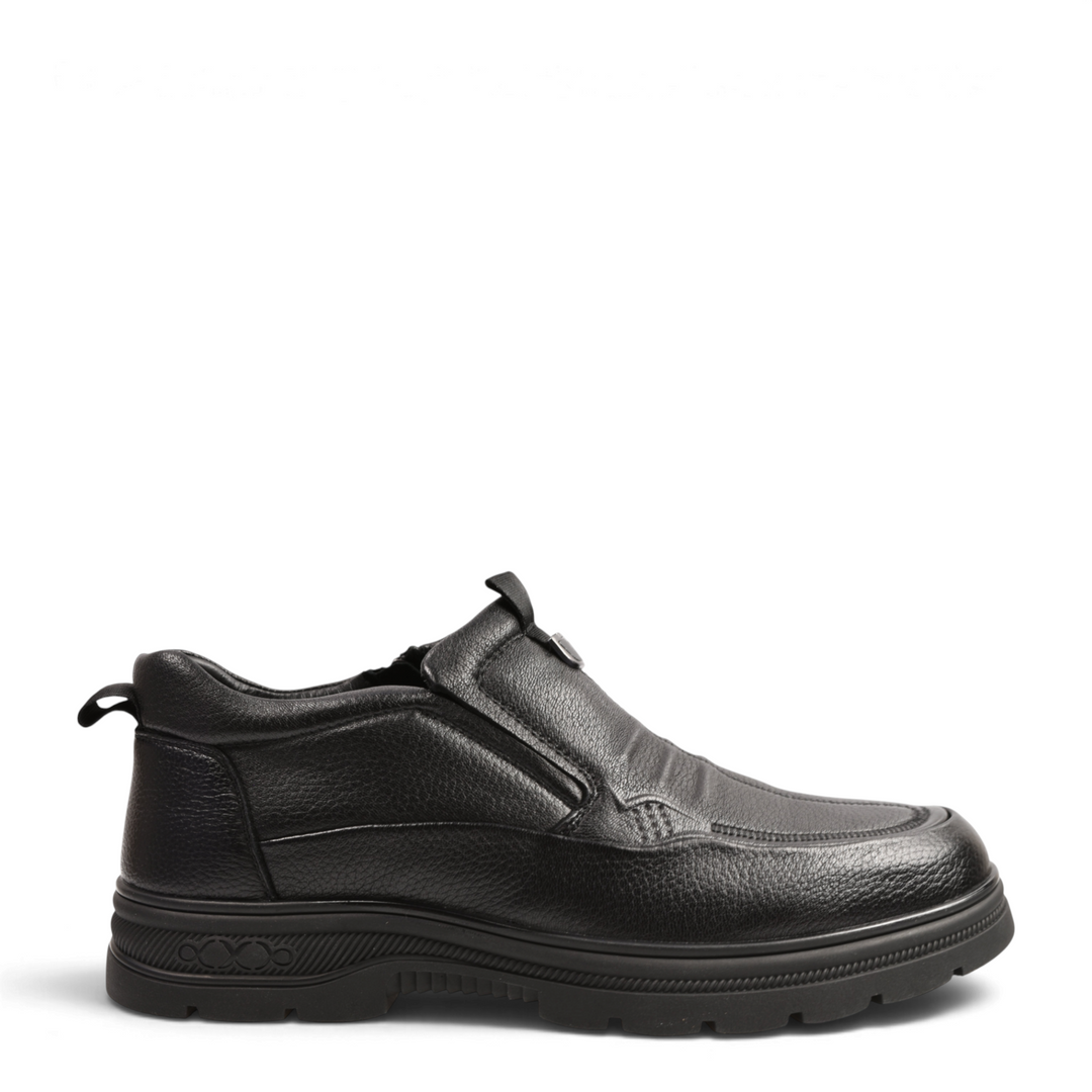 ada-shoes.ro Otter D6102-N black textured leather men&