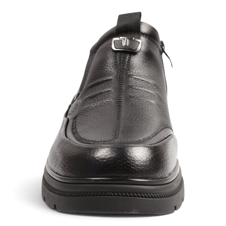 ada-shoes.ro Otter D6102-N black textured leather men&