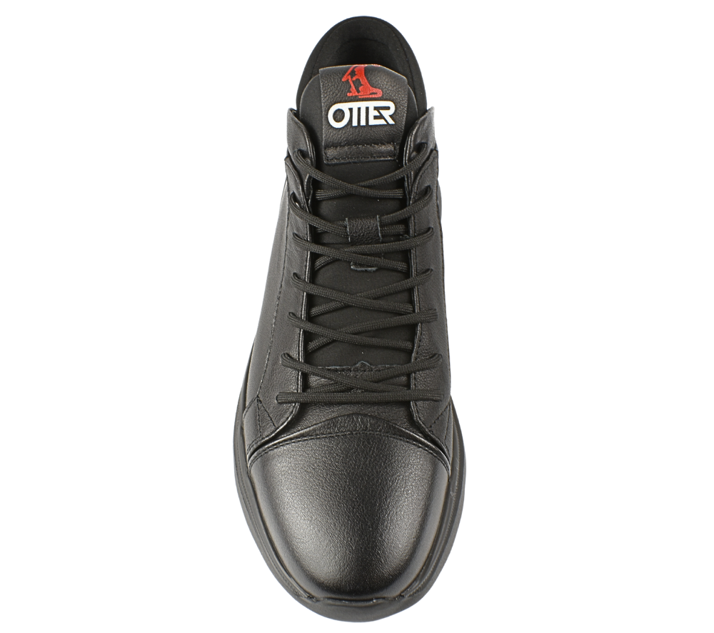 Ghete sport, barbati, OTTER, V230002 negru, piele naturala