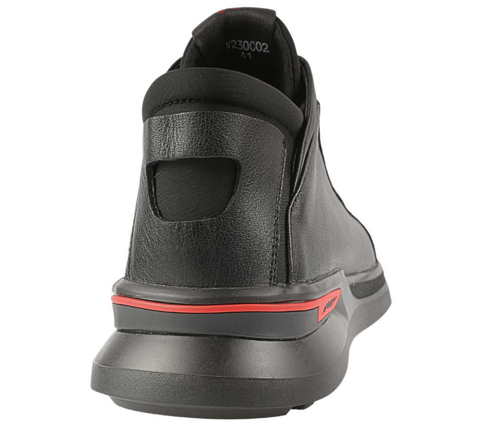 Ghete sport, barbati, OTTER, V230002 negru, piele naturala