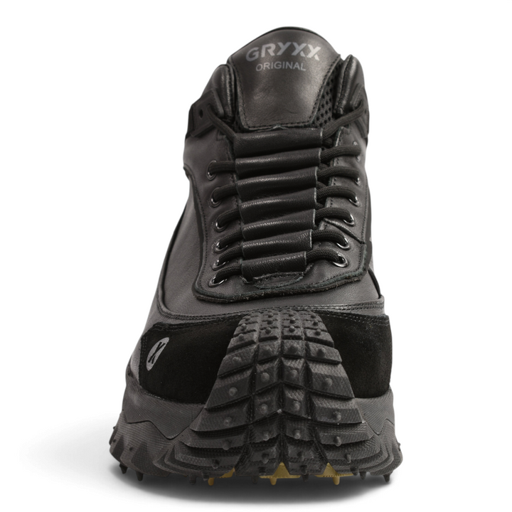 ada-shoes.ro GRYXX 8861-1-N black leather trail boots with a rugged lug sole and reinforced toe cap
