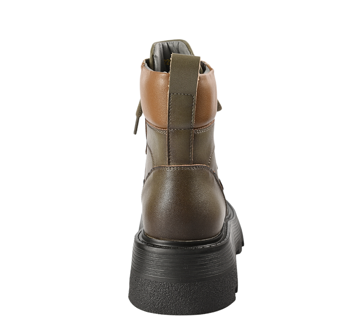 Bocanci casual, dama, FORMAZIONE, 622994 gri, piele naturala