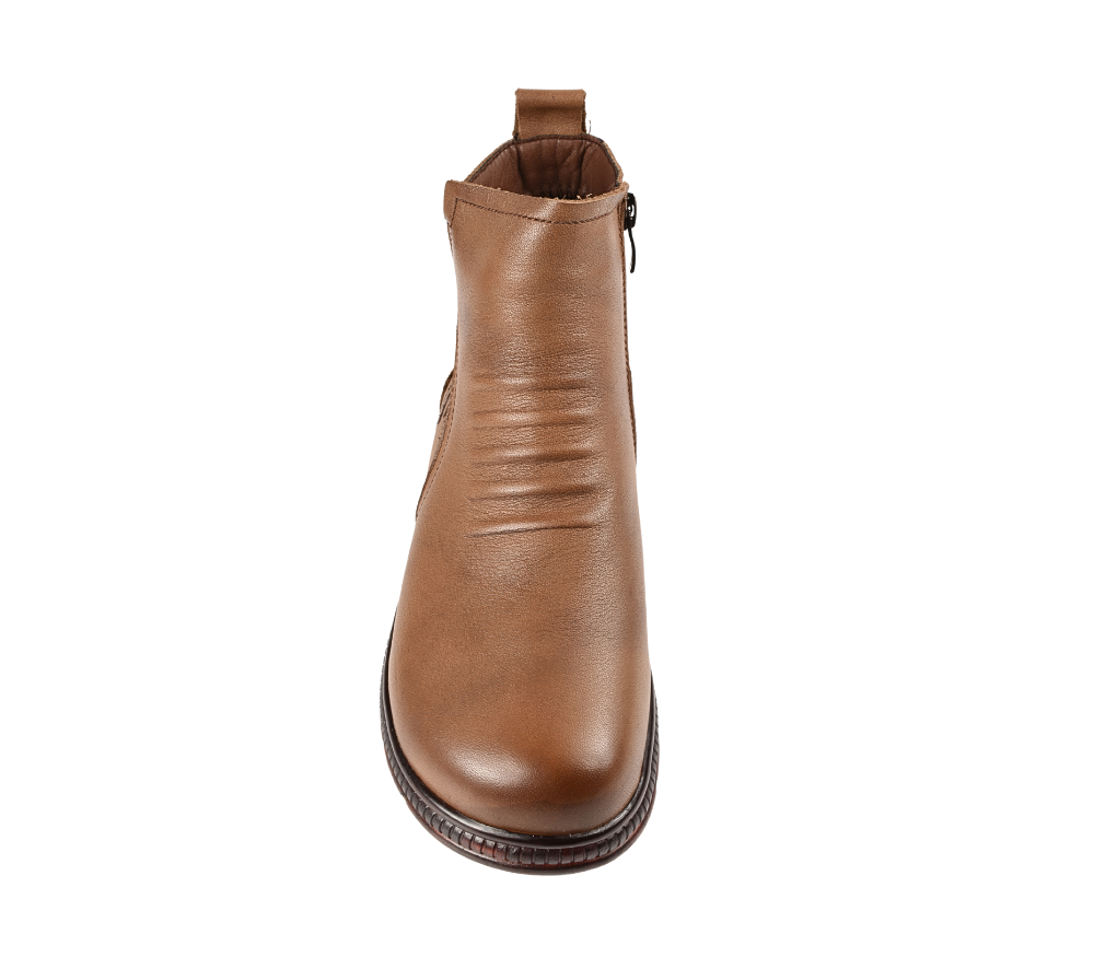 Ghete casual, dama, FORMAZIONE, 8059 maro, piele naturala
