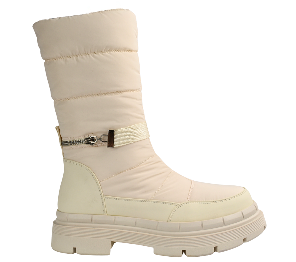 Ghete casual, dama, FRANCO GERARDO, X133 bej, textil